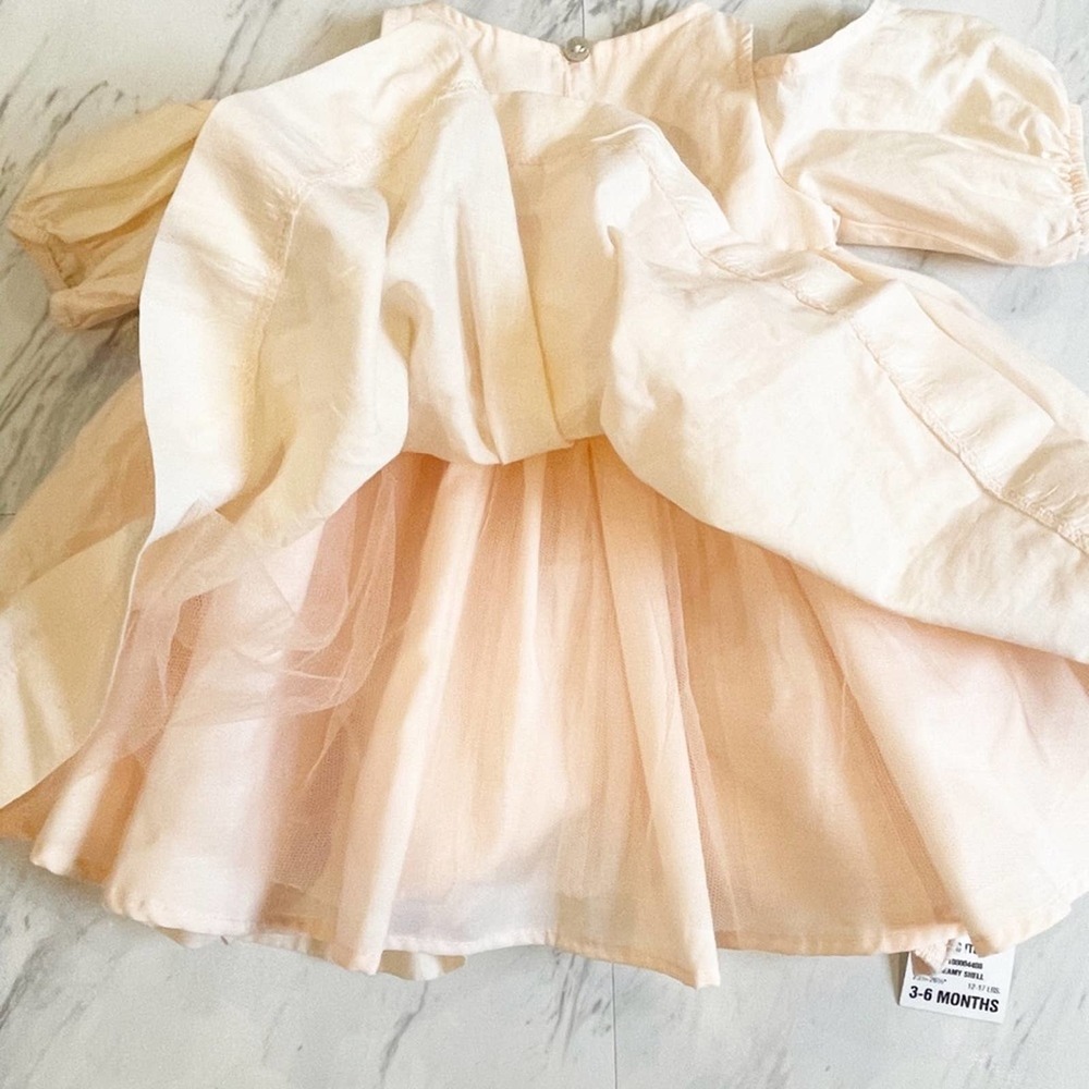First Impressions Infant Floral Tulle Dress 3-6 mo - Picture 10 of 15